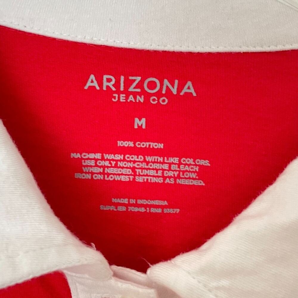 Arizona Jeans Mens Rugby Polo Shirt Sz M - Picture 3 of 3